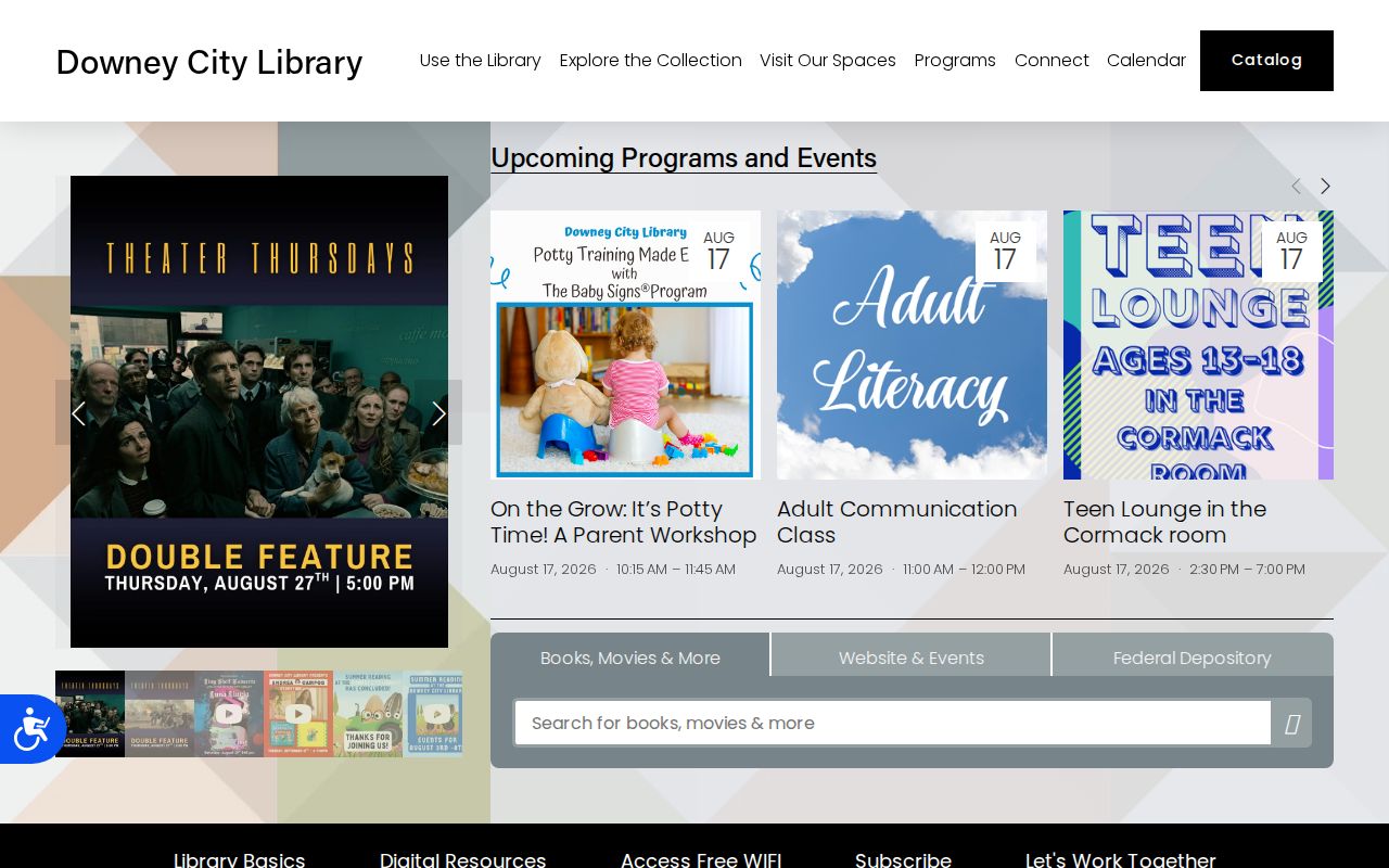 Downey city directory research at the Downey City Library