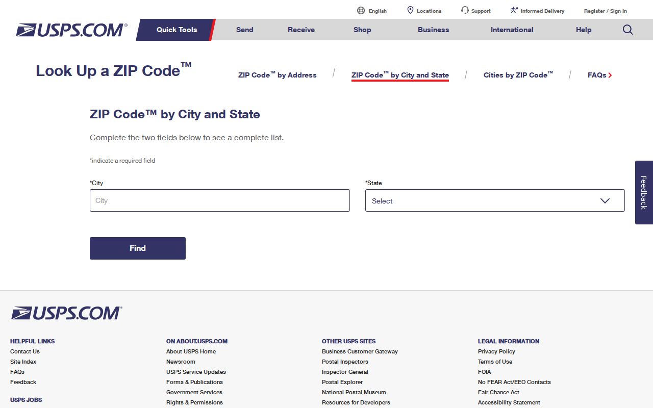 Downey ZIP code directory USPS city and state address lookup